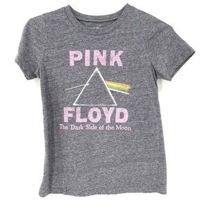 Pink Floyd Gray Graphic Short Sleeve Shirt